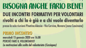 Non basta Fare del Bene, Bisogna anche farlo Bene