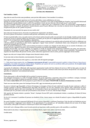 Lettera presidenzia 2020-08-03